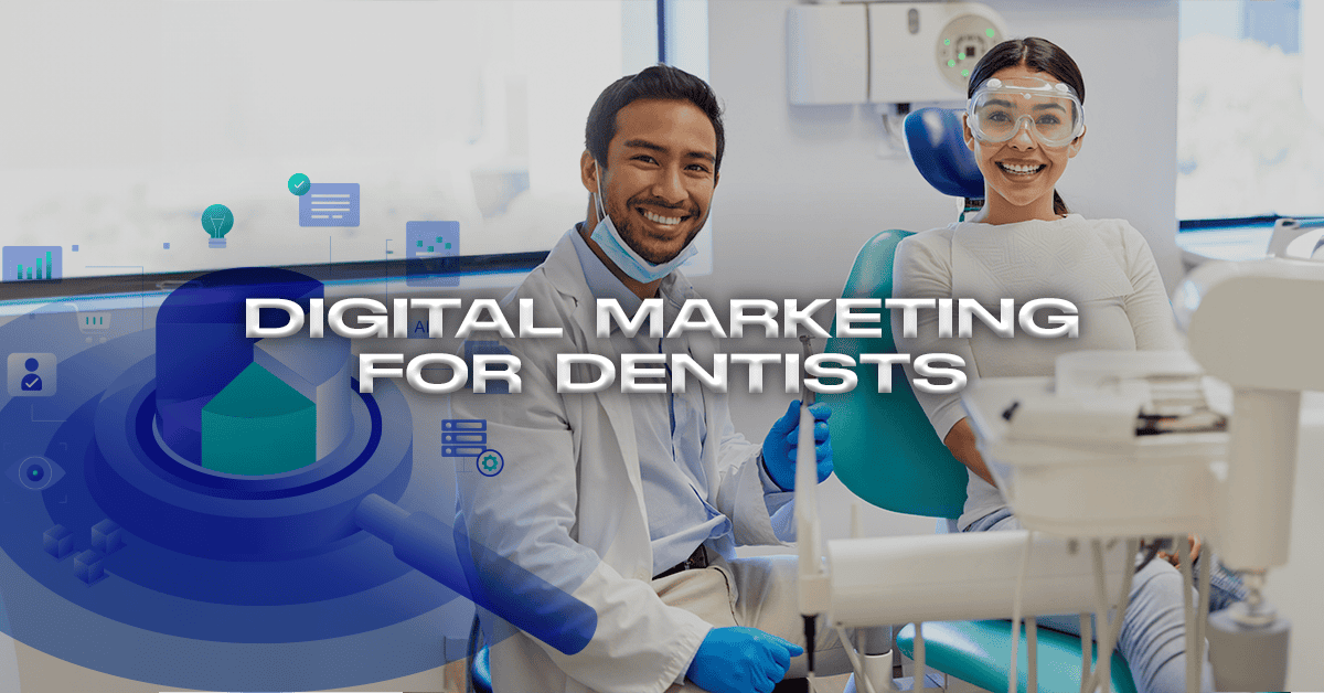 A dentist and patient smiling in a dental clinic with “Digital Marketing for Dentists” text overlay, set against a backdrop of dental tools and digital icons, highlighting strategies to thrive in a competitive market. OCIDM,io Branding and Digital marketing Hamilton, Toronto, Oakville, Mississauga A dentist and patient smiling in a dental clinic with "Digital Marketing for Dentists" text overlay, set against a backdrop of dental tools and digital icons, highlighting strategies to thrive in a competitive market. OCIDM,io Branding and Digital marketing Hamilton, Toronto, Oakville, Mississauga