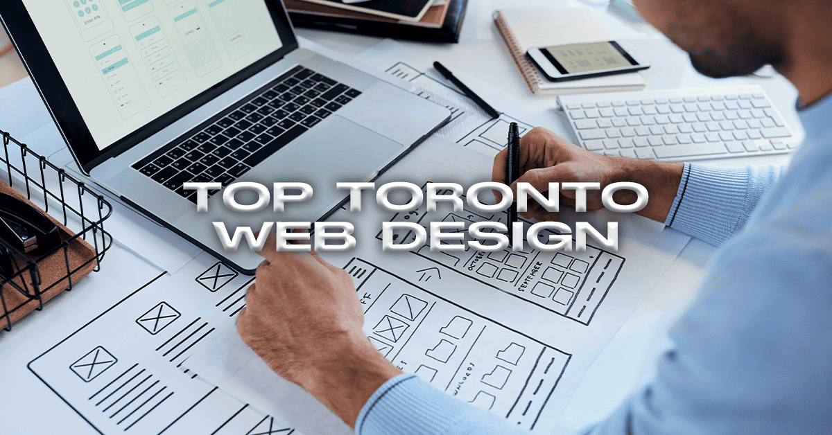 Person working on web design sketches at a desk with a laptop, keyboard, and smartphone. Text overlay reads “Top Toronto Web Design. OCIDM,io Branding and Digital marketing Hamilton, Toronto, Oakville, Mississauga Person working on web design sketches at a desk with a laptop, keyboard, and smartphone. Text overlay reads "Top Toronto Web Design. OCIDM,io Branding and Digital marketing Hamilton, Toronto, Oakville, Mississauga