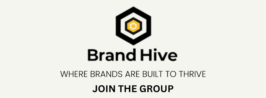 Brand Hive logo above the text "WHERE BRANDS ARE BUILT TO THRIVE JOIN THE GROUP" on a white background. OCIDM,io Branding and Digital marketing Hamilton, Toronto, Oakville, Mississauga